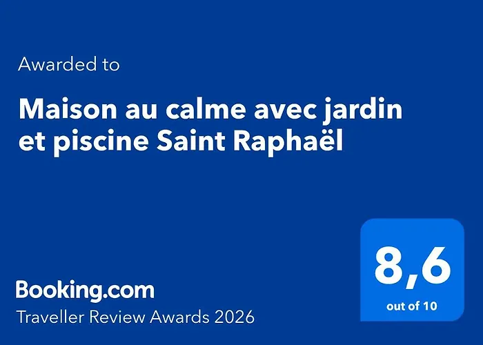 Maison Au Calme Avec Jardin Et Piscine Raphael * Saint-Raphaël